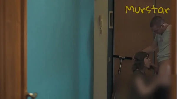 I ordered a pizza and asked the courier girl so that my husband would fuck her and I could watch it