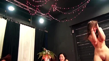 Group Sex, Getting Fucked Outside And In The Office - Marie Skyler, Alina Lamour And Violette Price