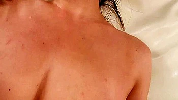 Busty Japanese Wife Aki Ninomiya Gets Her Hairy Pussy Jizzed