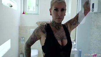 Seduce Tattoo Milf Cat Cox To Anal At Casting