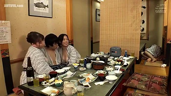 I Was Sandwiched Between My Stepmothers Busty Stepmom Friends At A Mixed Bathing Hot Spring And Made