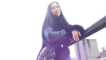 Perfect German Latina Teen 18+ Caramella Del X Pickup For Casting Fuck