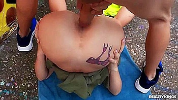 Outdoor Anal Bike Ride