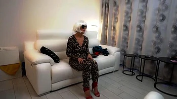 Belgian Amateur Wife Kmarcouple Dominates Husband in Femdom Cuckold Humiliation with Chastity Cage