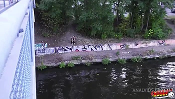 GERMAN SCOUT - First Anal Fuck at Pickup Casting for Big Butt Teen Crystal Richi