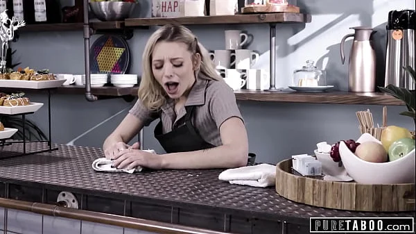 PURE TABOO Lily Larimar Almost Caught Fucking in Public Cafe