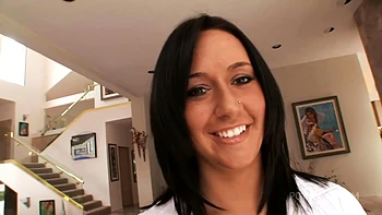 Big Tit Brunette Jordan Star Fucked At Home