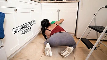 Dirty Maid Sucks My Cock Clean