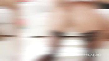 Cum Hungry Blonde Kinuski Deepthroats And Takes DP Pounding During