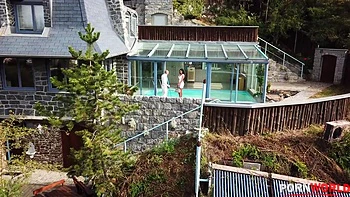 Top-heavy stunner Inna Innaki spreads her legs wide open for his fat cock GP1025