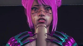 Cyborg Chick Tests Her New Upgrades - Cyberpunk Hentai