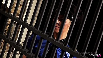 Intense Lesbian Cosplay Roleplay with Anna Lovato and Natasha Marley in Prison