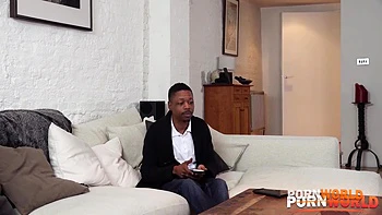 Hot blonde milf Sienna Day deepthroats two monster cocks and ass fucked