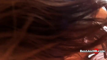 Insatiable Asian slut, Emiri Mizusawa, gets dicked stiff in her furry muff - a muddy Japanese whore!