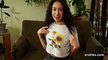 Sexy Canadian Alex Uses A Pink Vibrator To Make Her Body Quiver