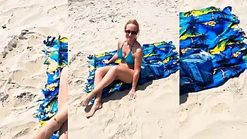 Blonde MILF Selena701 Fucks Hard After Outdoor Walk - German Amateur Sex