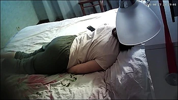 woman having fan and caught