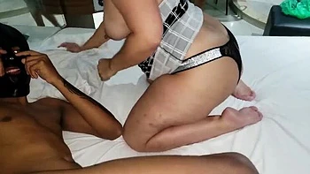 Amateur Wife's First Gangbang with Loud Moans in Front of Husband