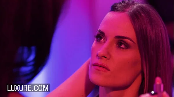 Submissive Claire Castel dominated by hot couple