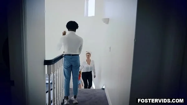 Busty stepmom Ryan Keely found out that her new foster step daughter Hannah Grace and foster Zach were attracted to each other.