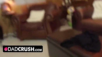 Sexy Brunette Chick Got Stuck In Window And Gets Some Push And Spank From Behind