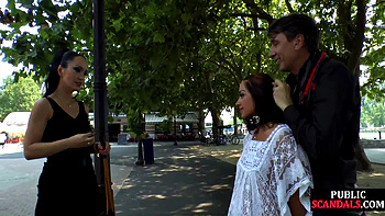 Cute 21yo humiliated in public