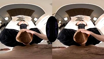 Red headed thot ft. D4N1 J3N53N: Blowjob, Doggy  Cowgirl VR Porn