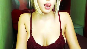 Russian amateur: Blonde, Solo  Webcam Porn