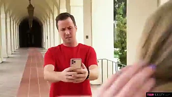 Blonde babe: Blowjob, Doggy  Cowgirl Porn