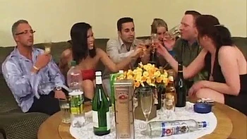 Ebony babe fucked after party: Blowjob, Anal  Interracial Porn