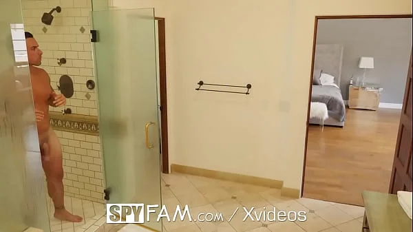 SPYFAM Step Dad Seduced Into Sexual Shower Fuck