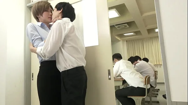 声が出せない絶頂授業で10倍濡れる人妻教師　君島みお