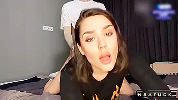 Steamy Student 18+ Gives Oral And Rides Penis