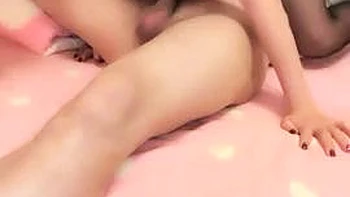 Leopard print underwear top glasses lady! Get down on your knees and eat the big cock! The best peach butt cant stand it, and its fucked hard from the first angle: Blowjob, Doggy  Cowgirl Porn