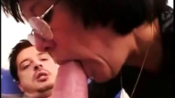 French granny gets a big dick in her pussy and ass: Blowjob, Cowgirl  Homemade Porn