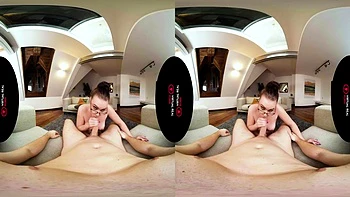 Keira Flow test: Blowjob, Doggy  Cowgirl VR Porn