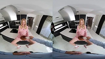 Jaj01: Teen, Blowjob  Blonde VR Porn