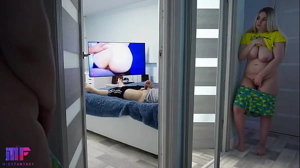 Stepdaughter spying on stepdad part 2
