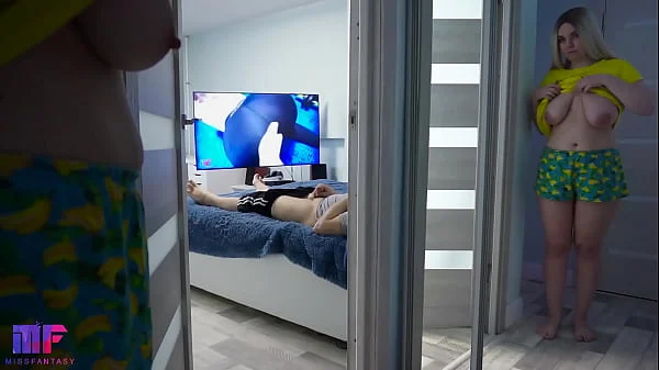 Stepdaughter spying on stepdad part 2