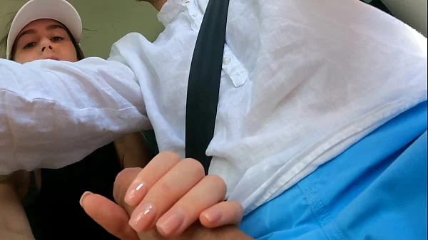 Extreme Blowjob On The Speed Highway! Deepthroat While Driving, Crazy Slut.
