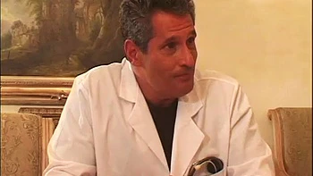 Babe has her mouth filled with his cum