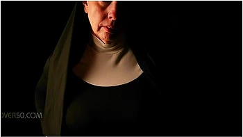 A Sexy Milf Nun Is Seduced By Her Priest While She Prays And Worships At The Alter Of His Cock