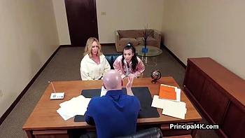 Pe Teacher And Coed Shares Principals Cock