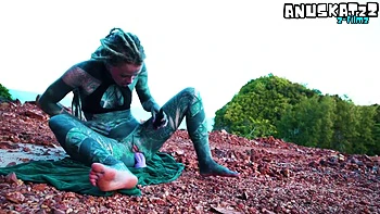 Dildo Play Outside My Asshole To The Point Of Pissing