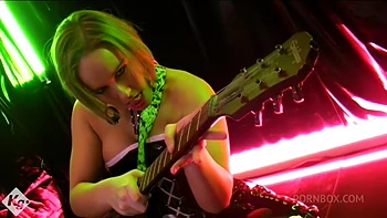 Blonde Scottish Rocker Takes Hard Cock