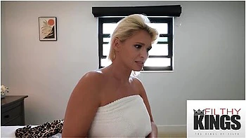 Charli Phoenix In Caught In Blonde Milfs Closet She Decides To Suck My Dick