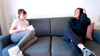 Swame Studio - Chloe and Camila pervert their visitor... - Jacquie et Michel TV