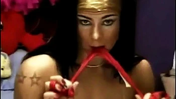 Renata Pinheiro - Dreamcam Wonder Woman D+: Big Tits, Brunette  Masturbation Porn