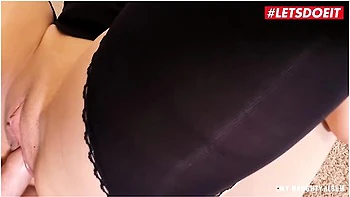 Czech Blondie Lucy Shine Banged Doggy In Her Sexy Lingerie