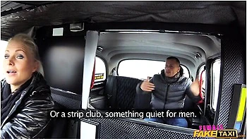 Sexy Blonde Milf Fucks A Spanish Guy In Her Taxi With Kathy Anderson And Dorian Del Isla